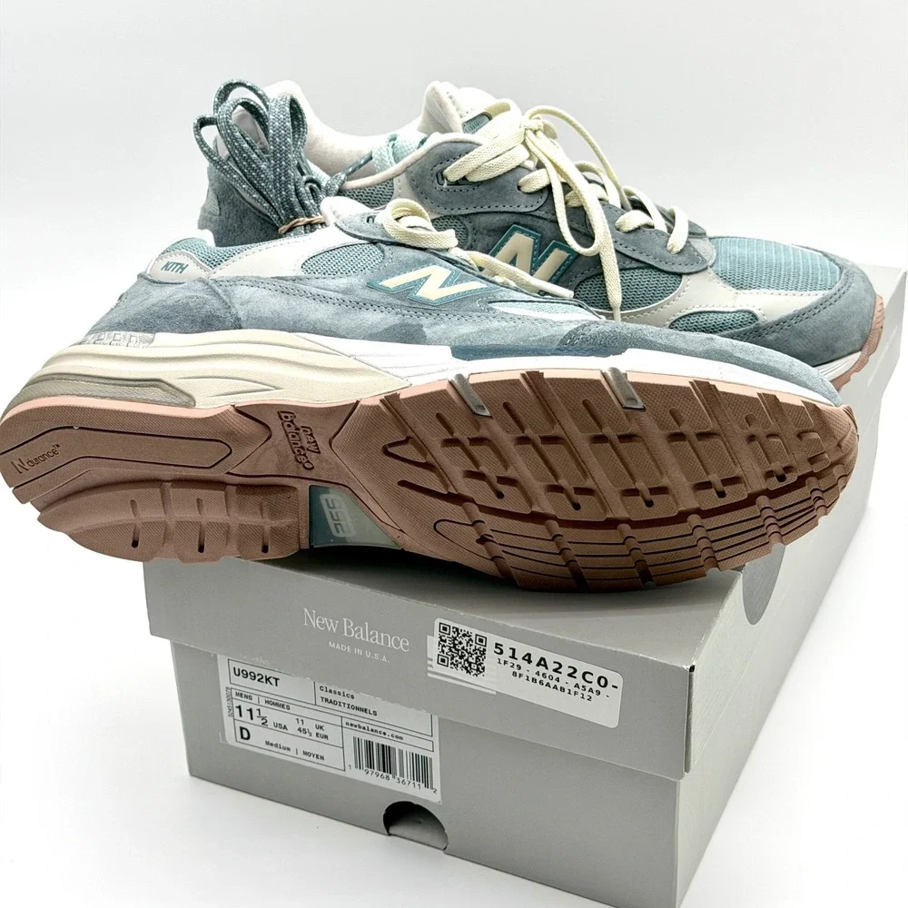 New Balance 992 Kith Steel Blue Mens 11.5 Made in USA U992KT Worn Once